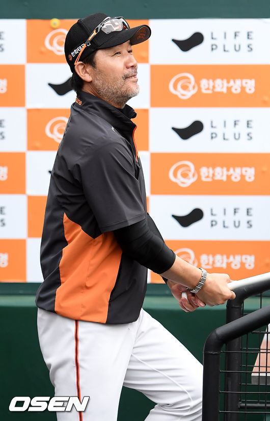 [OSEN=대전, 민경훈 기자] 한화 한용덕 감독. /rumi@osen.co.kr