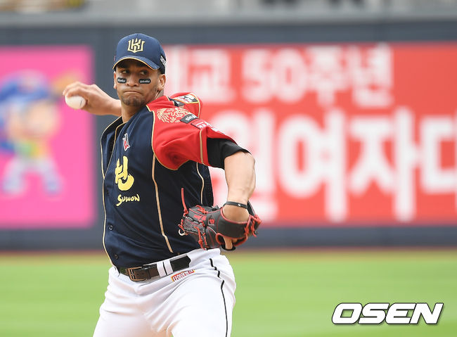 [OSEN=수원, 곽영래 기자] KT 위즈 쿠에바스. / youngrae@osen.co.kr