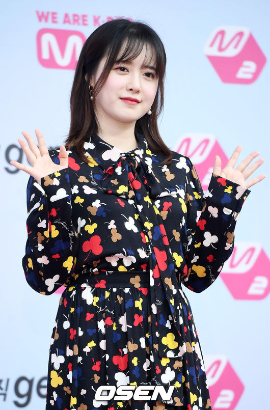 [OSEN=민경훈 기자] 배우 구혜선이 1일 오후 서울 송파구 방이동 올림픽공원 KSPO DOME에서 진행된 '2019 M2 X GENIE MUSIC AWARDS(2019 MGMA)' 레드카펫에 참석해 포토타임을 갖고 있다.
 /rumi@osen.co.kr