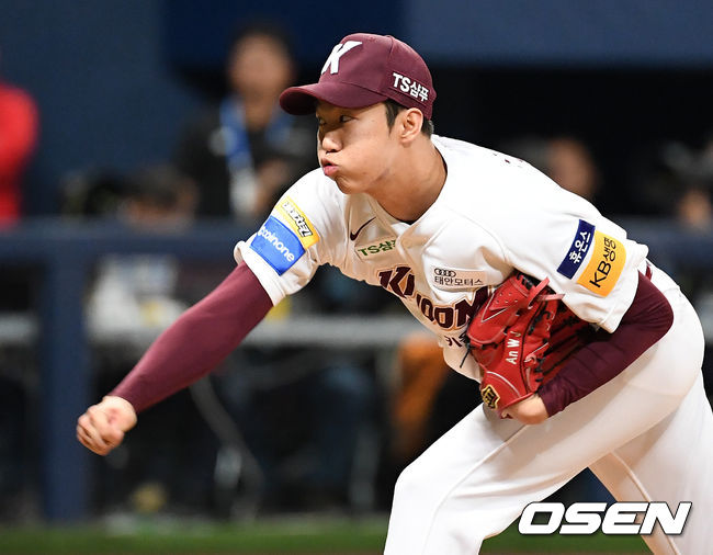 [OSEN=이대선 기자] 키움 히어로즈 안우진. /sunday@osen.co.kr