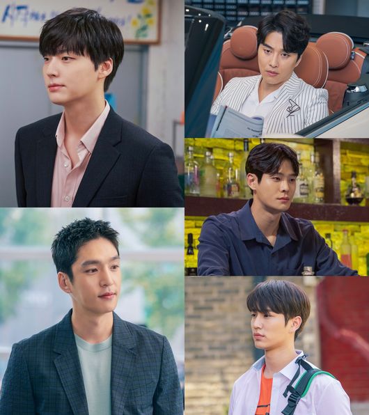 [사진=에이스토리 제공] '하자있는 인간들'에 출연하는 안재현, 구원, 민우혁, 차인하, 김재용이 비주얼 5인방으로 기대를 모으고 있다.
