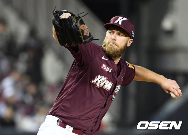 [OSEN=이대선 기자] 키움 선발투수 요키시가 역투하고 있다. /sunday@osen.co.kr