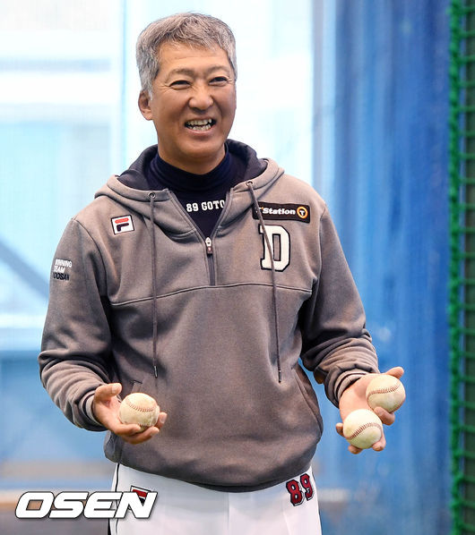 [사진] 두산 시절 고토 코지 코치 / OSEN DB