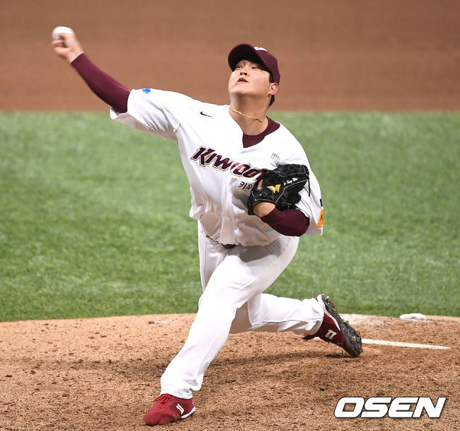 [OSEN=고척, 곽영래 기자] 키움 조상우가 역투하고 있다. /youngrae@osen.co.kr