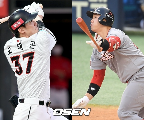 [사진] 오태곤(좌)-이홍구(우)/ OSEN DB