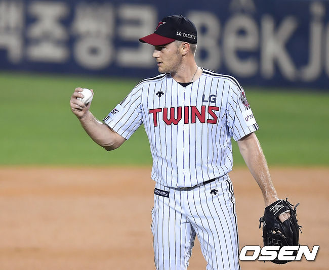 [OSEN=잠실, 곽영래 기자] LG 윌슨. /youngrae@osen.co.kr