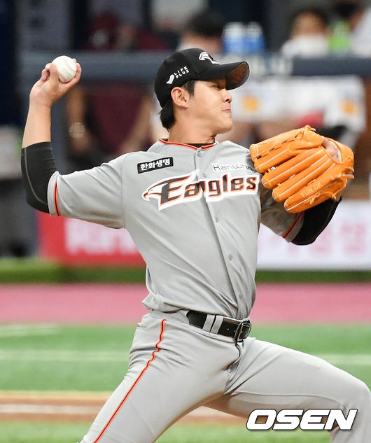 [OSEN=고척, 민경훈 기자] 한화 윤대경이 힘차게 공을 뿌리고 있다. /rumi@osen.co.kr
