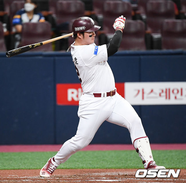 [OSEN=고척,박준형 기자] 키움 박병호가 안타를 날리고 있다./  soul1014@osen.co.kr