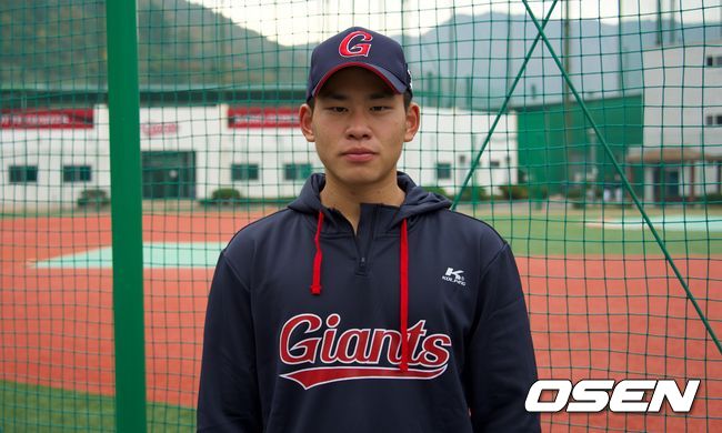 [OSEN=김해, 조형래 기자] 롯데 신인 김진욱 /jhrae@osen.co.kr