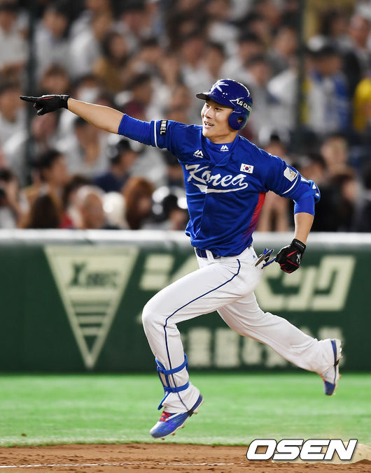 [OSEN=손용호 기자] 2017년, 24세 이하 아시아프로야구챔피언십(APBC) 대표팀의 김하성./ spjj@osen.co.kr