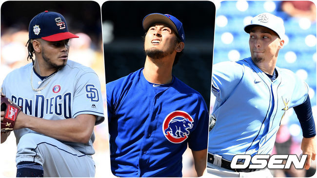 [OSEN=지형준, 최규한 기자] 왼쪽부터 다니엘스 라멧, 다르빗슈 유, 블레이크 스넬./ spjj@osen.co.kr