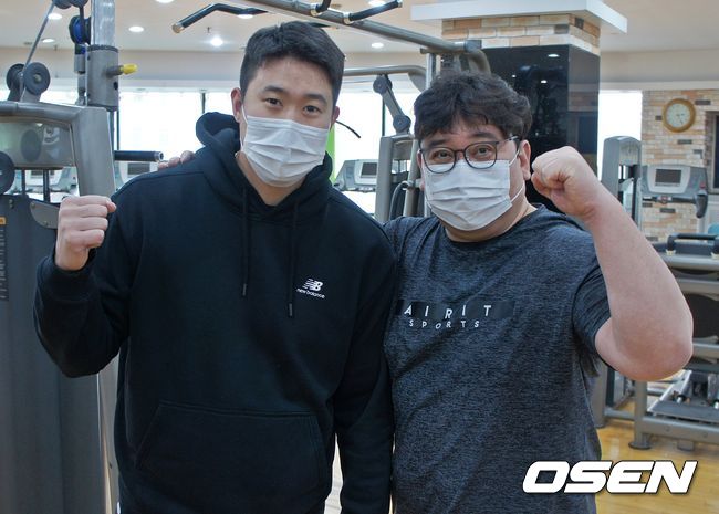 [OSEN=대구, 손찬익 기자] 김동엽과 오창훈 대표 /what@osen.co.kr