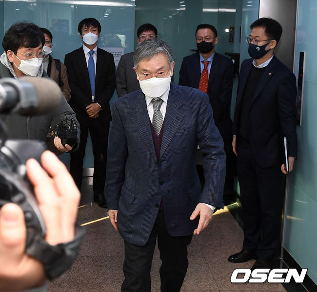 [OSEN=지형준 기자] 주정대 조정위원장을 비롯한 조정위원들./jpenws@osen.co.kr