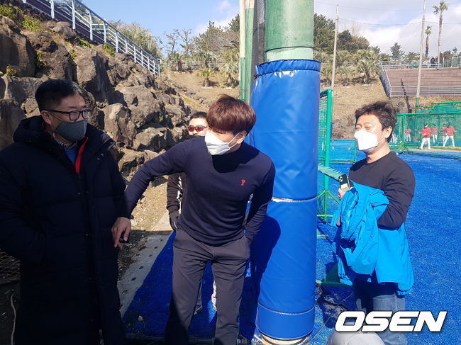 [OSEN=제주, 홍지수 기자] 김광현(33, 세인트루이스 카디널스)이 친정팀을 찾아왔다.