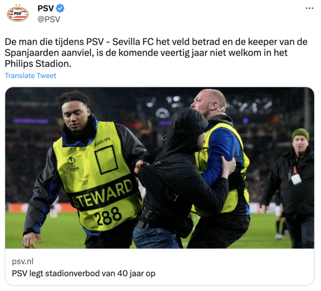 [사진] PSV 에인트호번 소셜 미디어.