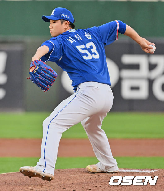 삼성 라이온즈 최하늘 / OSEN DB