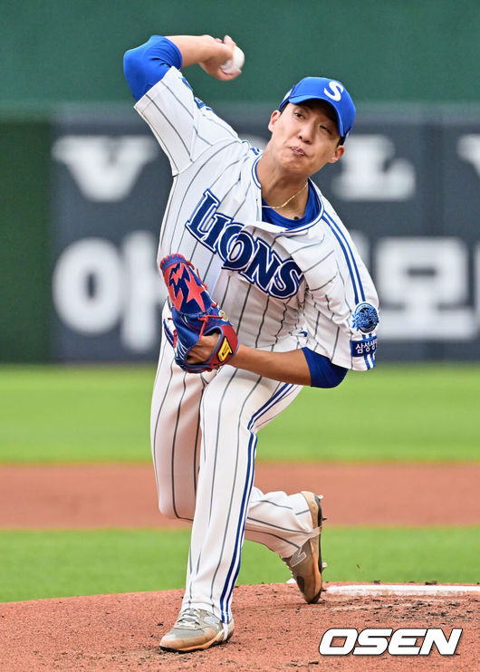 삼성 라이온즈 원태인. /OSEN DB