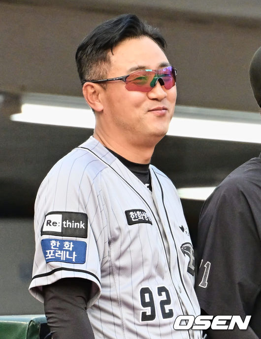 한화 이글스 최원호 감독. /OSEN DB
