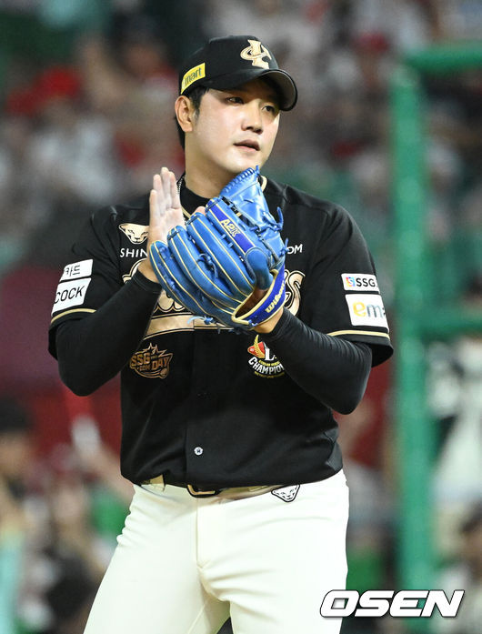[OSEN=인천, 김성락 기자] SSG 서진용. 2023.06.24 /ksl0919@osen.co.kr