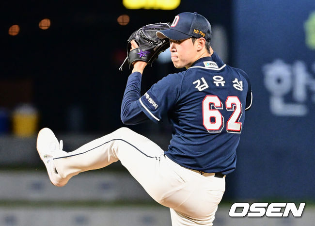 [OSEN=창원, 이석우 기자]  두산 베어스 김유성 098 2023.05.30 / foto0307@osen.co.kr
