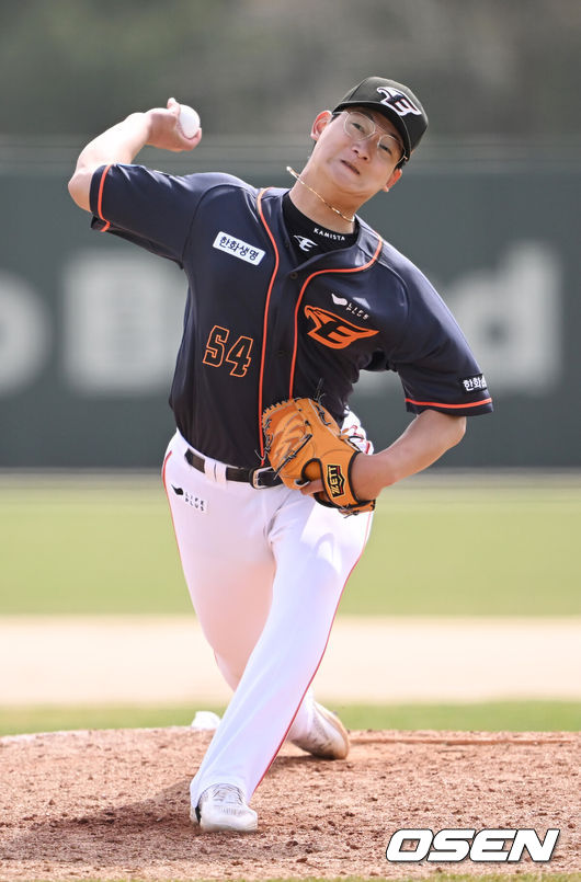 [OSEN=민경훈 기자] 한화 김서현 2023.04.14 / rumi@osen.co.kr