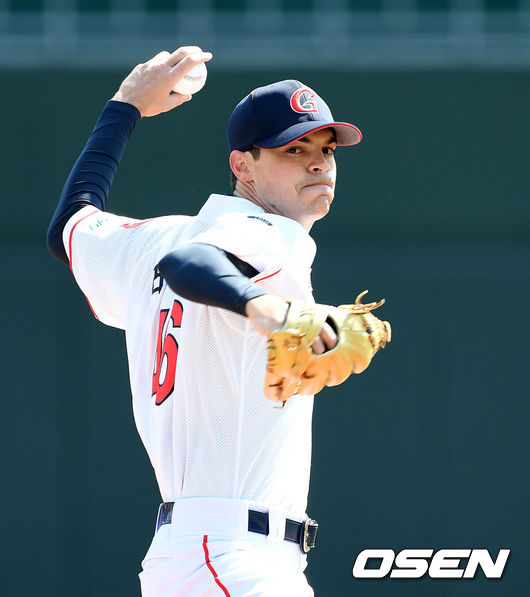[OSEN=이대선 기자] 롯데 시절 브룩스 레일리. 2019.03.23 /sunday@osen.co.kr