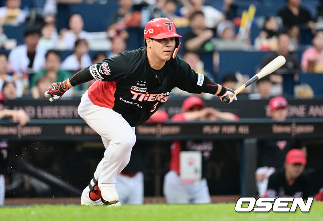 [OSEN=창원, 이석우 기자] KIA 타이거즈 김선빈 123 2023.07.27 / foto0307@osen.co.kr