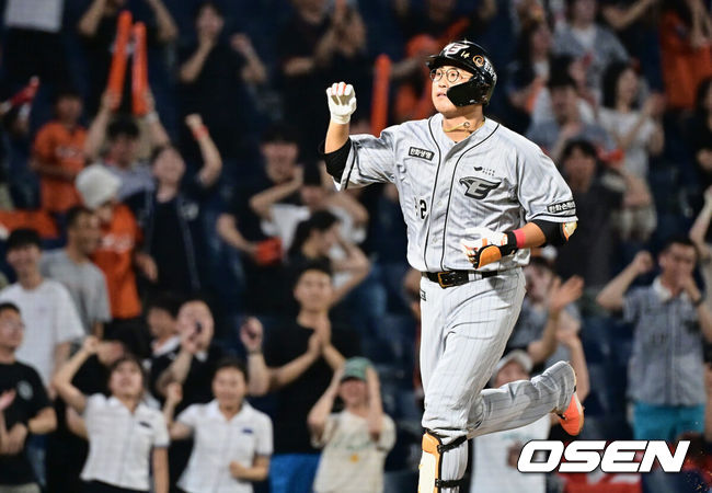 [OSEN=이석우 기자] 한화 채은성. 2023.08.17 / foto0307@osen.co.kr