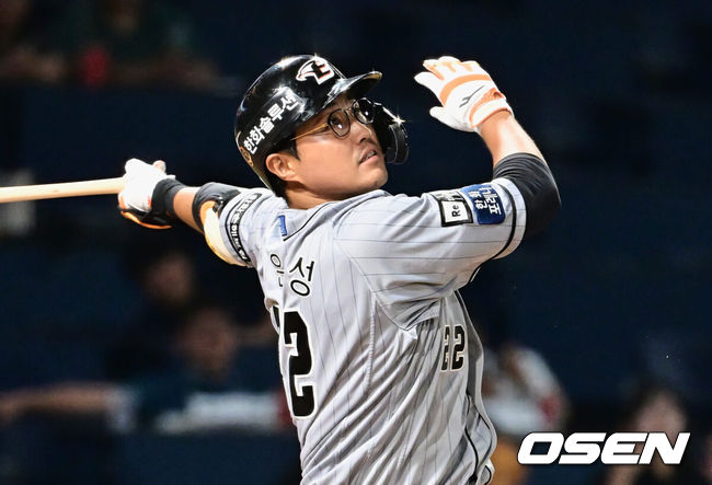 [OSEN=이석우 기자] 한화 채은성. 2023.08.16 / foto0307@osen.co.kr