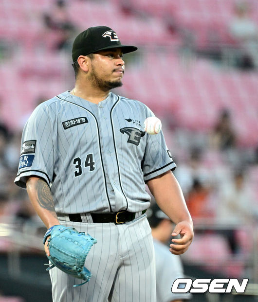[OSEN=최규한 기자] 한화 리카르도 산체스. 2023.08.08 / dreamer@osen.co.kr