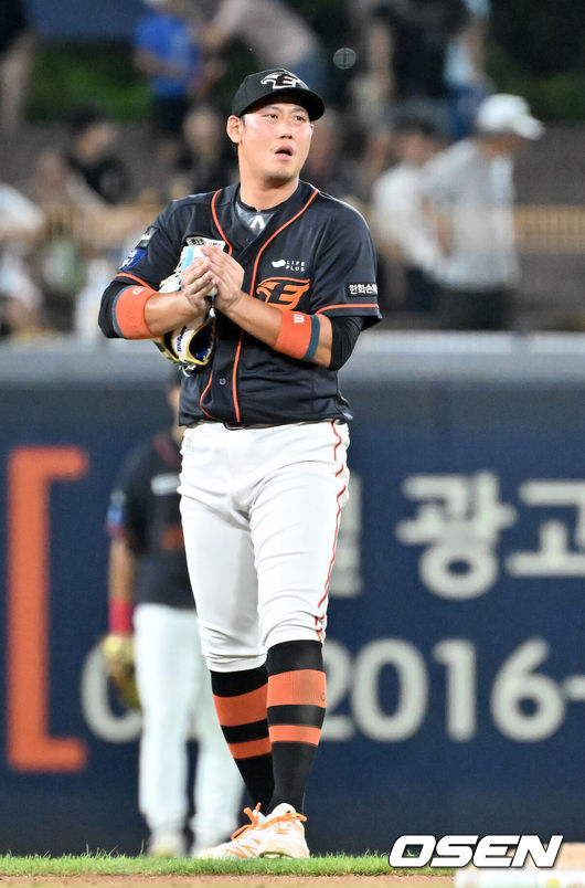 [OSEN=민경훈 기자] 한화 하주석. 2023.08.06 / rumi@osen.co.kr