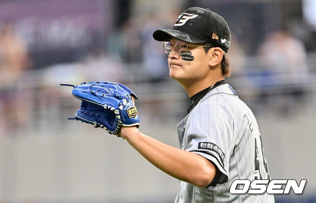 [OSEN=이석우 기자] 한화 김서현. 2023.08.17 / foto0307@osen.co.kr