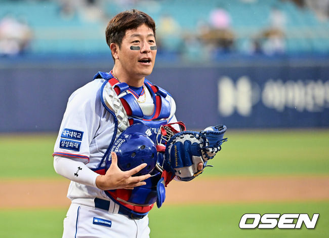 [OSEN=이석우 기자] 삼성 강민호. 2023.04.14 / foto0307@osen.co.kr