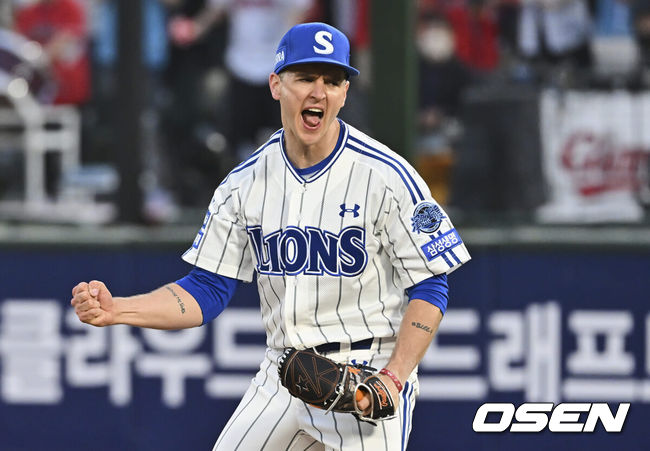 [OSEN=이석우 기자] 삼성 시절 데이비드 뷰캐넌. 2022.05.07 / foto0307@osen.co.kr