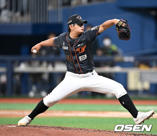 [OSEN=이대선 기자] 한화 김서현. 2024.04.05 /sunday@osen.co.kr