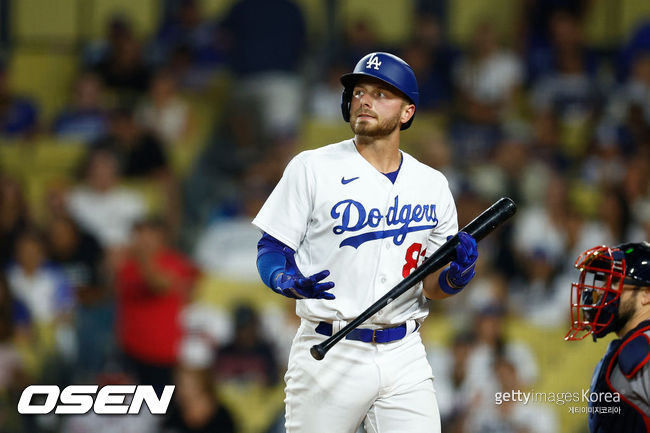 [사진] LA 다저스 시절 마이클 부쉬. ⓒGettyimages(무단전재 및 재배포 금지)