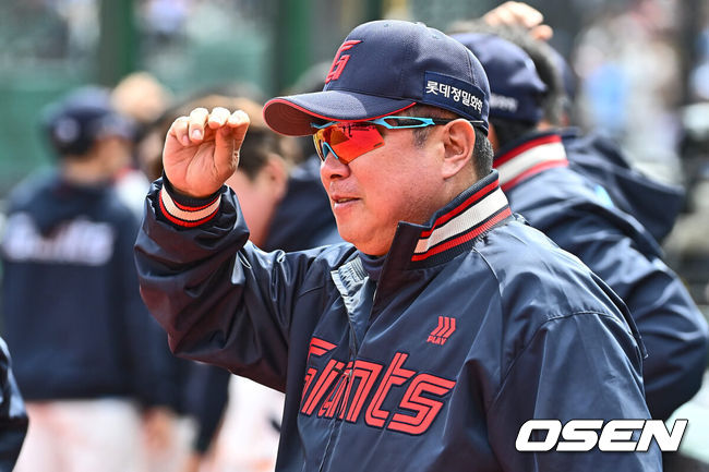 [OSEN=부산, 이석우 기자] 롯데 자이언츠 김태형 감독 2024.04.10 / foto0307@osen.co.kr