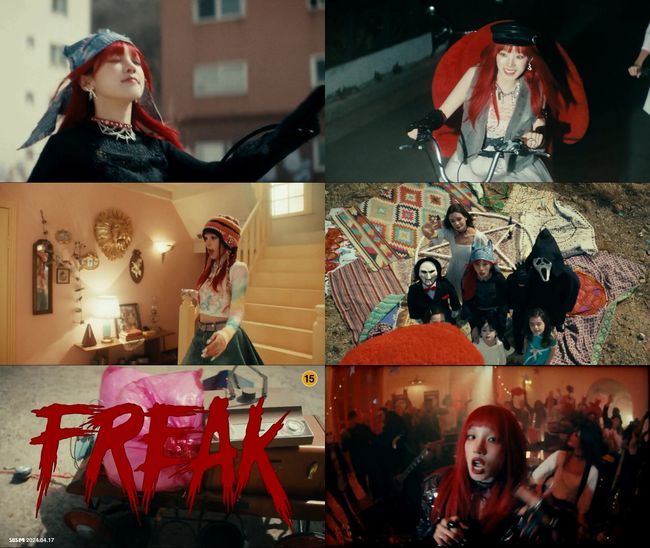 (여자)아이들 우기 'FREAK' 뮤직비디오 캡처