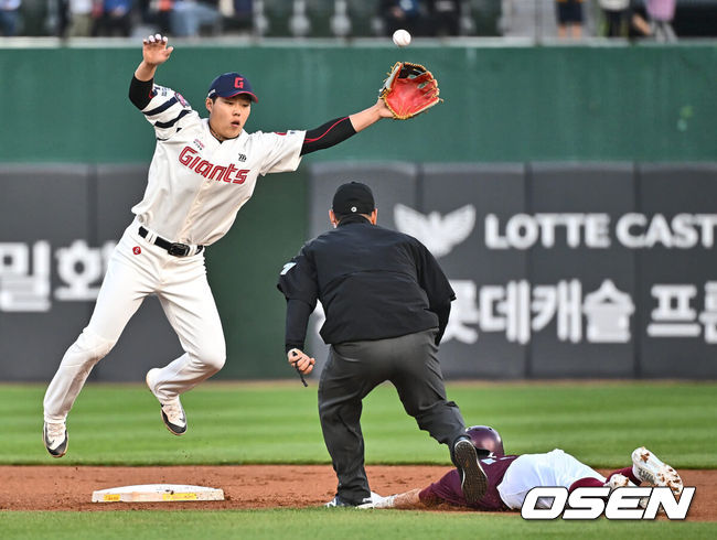 [OSEN=부산, 이석우 기자] 롯데 자이언츠 고승민 / foto0307@osen.co.kr