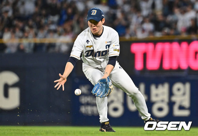 [OSEN=이석우 기자] NC 박민우. 2024.05.11 / foto0307@osen.co.kr