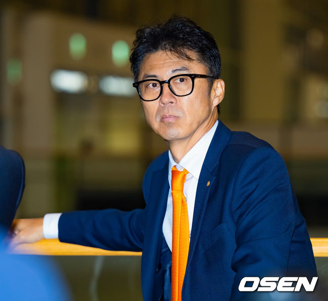 [OSEN=민경훈 기자] 한화 손혁 단장. 2024.02.23 / rumi@osen.co.kr