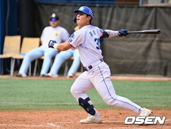 [OSEN=경산, 이석우 기자]  삼성 라이온즈 윤정빈 143 2023.04.23 / foto0307@osen.co.kr