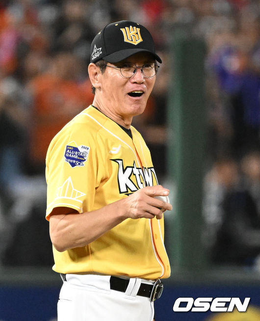 [OSEN=이대선 기자] KBO 올스타전 이강철 2023.07.15 /sunday@osen.co.kr