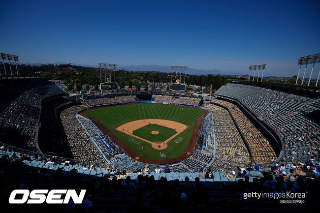 [사진] LA 다저스타디움. ⓒGettyimages(무단전재 및 재배포 금지)