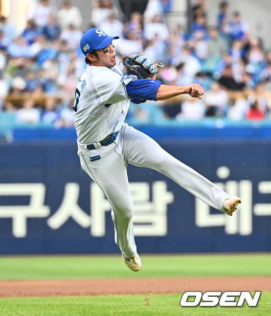 [OSEN=이석우 기자] 삼성 김영웅. 2024.08.14 / foto0307@osen.co.kr