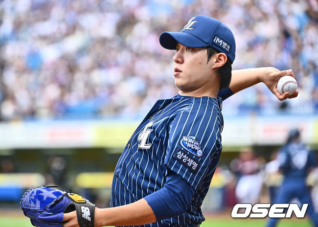 [OSEN=대구, 이석우 기자]  삼성 라이온즈 원태인 049 2024.09.22 / foto0307@osen.co.kr