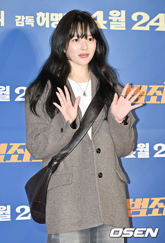 [OSEN=박준형 기자] 배우 정지소가 포즈를 취하고 있다. 2024.04.15 / soul1014@osen.co.kr