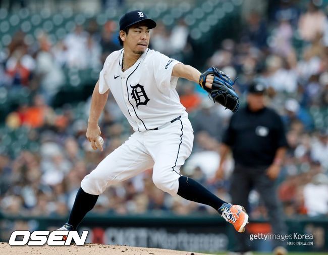 [사진] 디트로이트 타이거즈 마에다 켄타. ⓒGettyimages(무단전재 및 재배포 금지)