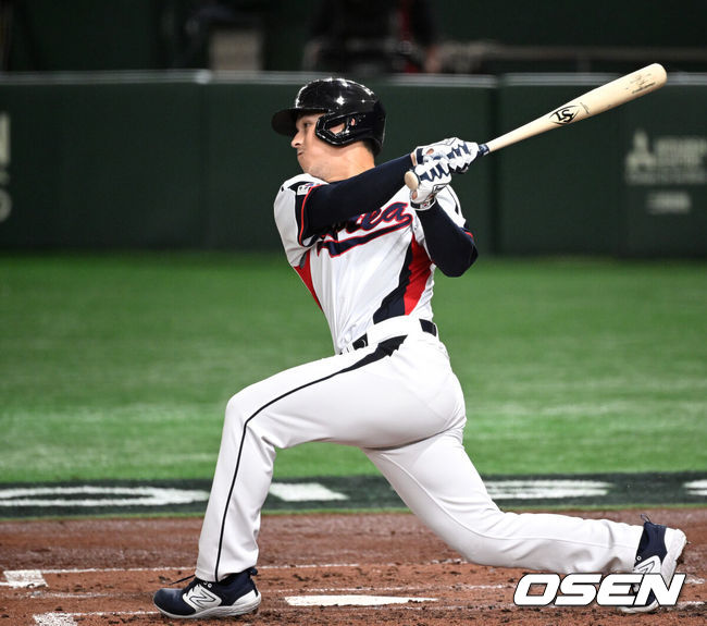 [OSEN=손용호 기자] WBC 한국대표팀 토미 에드먼. 2023.03.12 /spjj@osen.co.kr