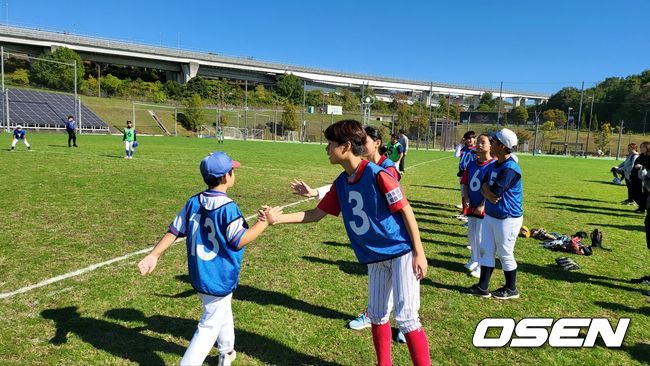 서울 금동초등학교가 참가한 ‘일본 아이치현 국제교류 티볼대회’ /OSEN DB